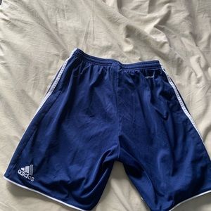 Navy Blue adidas soccer shorts